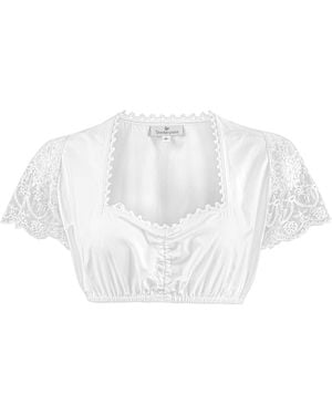Stockerpoint Trachtenbluse Meline - Weiß
