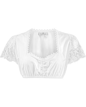 Stockerpoint Trachtenbluse Meline - Weiß
