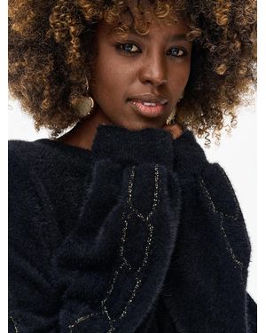 Blue Shadow Pullover - Schwarz