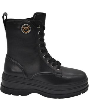 Pinko Schnürstiefelette Eva - Schwarz