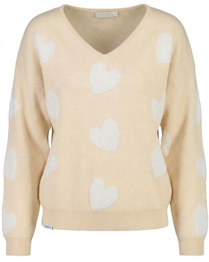 KLEINIGKEIT Pullover Lovely Wollma - Natur