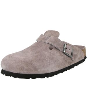 Birkenstock Pantolette Boston - Grau