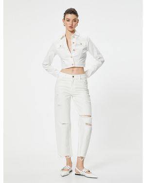 Koton Jeans - Weiß