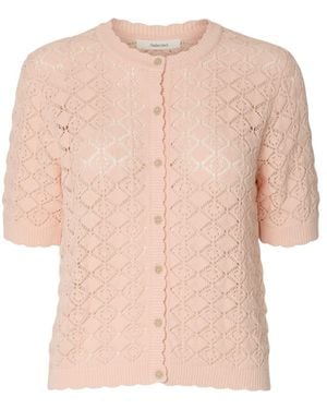 SELECTED Strickjacke Slfsofia - Natur
