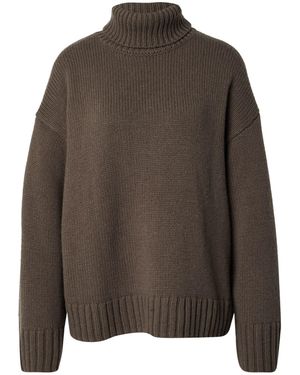EDITED Oversize Pullover Aus Wollmix Eireen - Braun