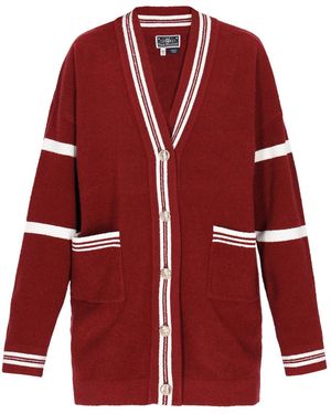 DreiMaster Maritim Strickjacke - Rot