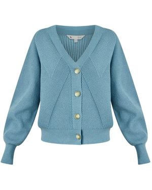Yumi' Strickjacke - Blau