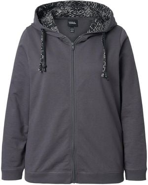 Ulla Popken Sweatjacke - Grau