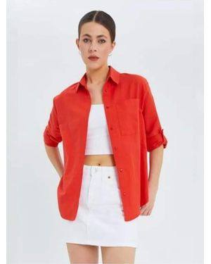 MixRay Bluse - Rot
