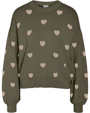 Noisy May Pullover Nmcharlott - Grün