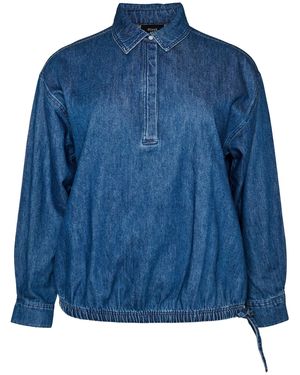 Zizzi Bluse Jenna - Blau
