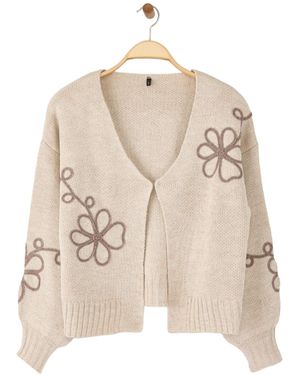 Trendyol Strickjacke - Natur