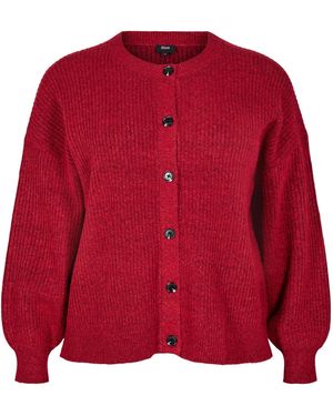 Zizzi Strickjacke Cavista - Rot
