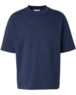 SELECTED T-Shirt Slhaspen - Blau