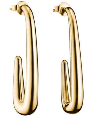 Thomas Sabo Ohrringe Vergoldete Längliche Ohrringe Mit Offenem Design - Mettallic
