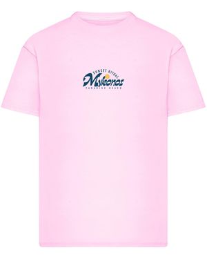 Mister Tee T-Shirt Mykonos Mood - Pink