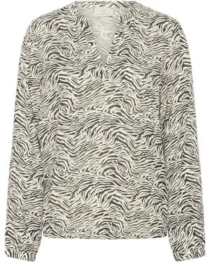 Kaffe Bluse Kaditte - Grau
