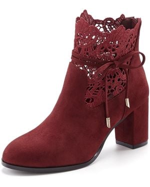 Lascana Stiefelette - Rot