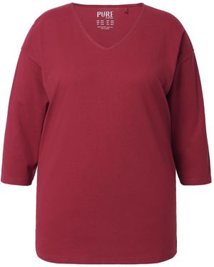 Ulla Popken Schlafshirt - Rot