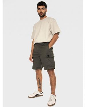 Penfield Hose P Bear Vargo Shorts Forest Night - Natur