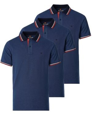Redmond Shirt Basic - Blau