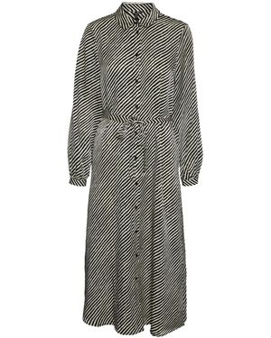 Vero Moda Blusenkleid - Grau