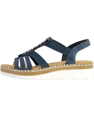 Rieker Sandale - Blau