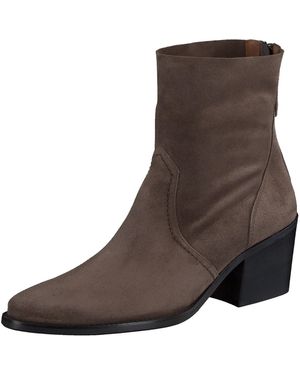 Paul Green Veloursleder Stiefelette - Braun