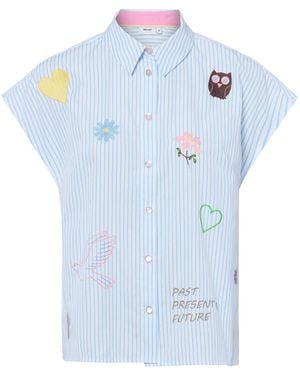 Numph Bluse Ashley - Blau