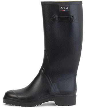 Aigle Cowboy/Biker Boots Cessac Lady - Schwarz