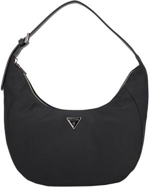 Guess Schultertasche Eco Gemma - Schwarz