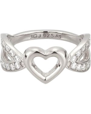 Elli Jewelry Ring Heart - Weiß