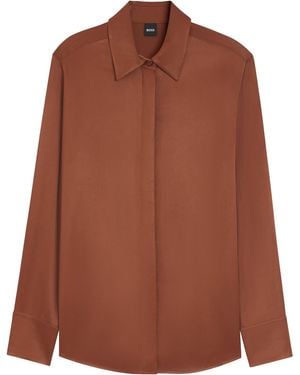 BOSS Bluse - Braun