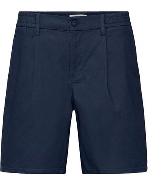 Solid Chinoshorts Sdgibboni Stretch - Blau