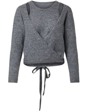 Pieces Pullover Pcmaji - Grau