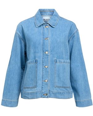 Object Bluse Objrosie - Blau