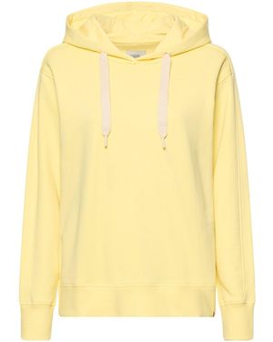 Camel Active Hoodie Aus Reiner Baumwolle - Gelb