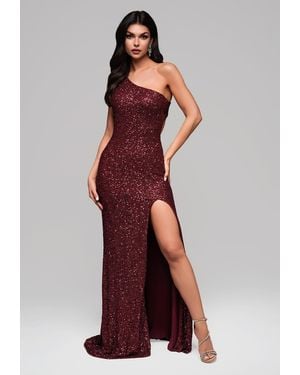 Ombre Abendkleid - Rot