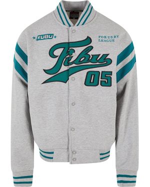 Fubu Sweatjacke Varsity - Grau