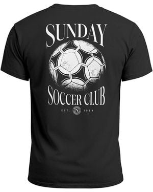 Neverless Shirt Sunday Soccer Club - Schwarz