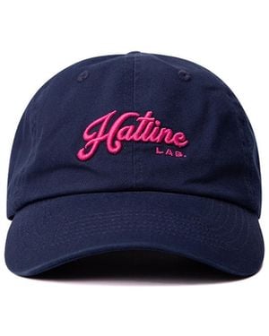 Hatline LAB Cap Signature Logo - Blau