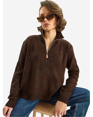 Bianco Lucci Pullover Pullover - Braun