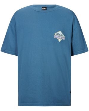 Quiksilver T-Shirt Crystal Jet - Blau
