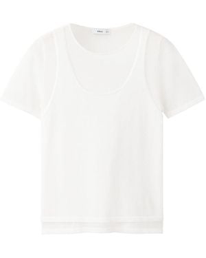 Mango Pullover Laye - Weiß