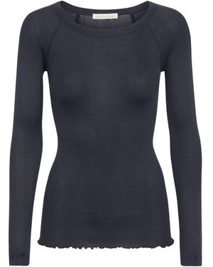 Seamless Basic Shirt Silky - Blau