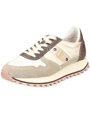 Blauer Sneaker - Natur