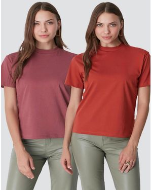 C&City T-Shirt - Rot