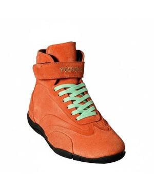 Yoxeone Sneaker High Pat Moss Boots - Orange