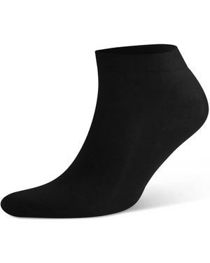 Nur die Füßlinge Cotton 60 Den - Schwarz