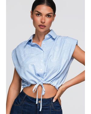 Ombre Bluse - Blau
